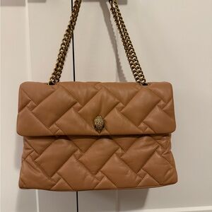 Kurt Geiger Brown Quilted Shoulder Bag